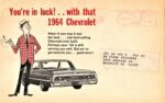 1964 Chevrolet Impala Sport Coupe (1966 Chevrolet Postcard)