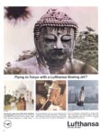 1964 Flying to Tokyo with a Lufthansa Boeing Jet. Lufthansa