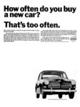 1964 Volvo 121 Amazon. How often do you buy a new car. That's too often