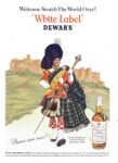 1964 Welcome Scotch The World Over! ‘White Label’ Dewar’s