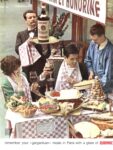 1964 remember your 'gargantuan' meals in Paris with a glass of Dubonnet