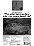 1965 Vauxhall HA Viva. 'Viva outperforms anything in its class & some above it too'