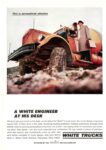 1965 White Trucks. A White Engineer At His Desk