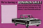 1967 Chevrolet Fleetside Pickup Bonanza Sale
