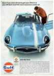1967 Even if you went all-out to get your XK-E 2+2, you still don’t need the most expensive motor oil. Just the best. Gulf
