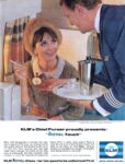 1967 KLM's Chief Purser proudly presents. 'Royal Touch'
