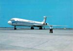 1968 Aeroflot Ilyushin IL-62 Postcard