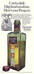 1969 Catch a little Highland sunshine. Here's your Passport. Passport Scotch