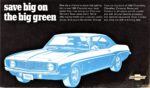 1969 Chevrolet Camaro, save big on the big green