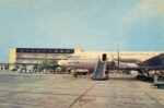 1969 Ukraine Zaporizhzhia International Airport Ilyushin Il-18 Postcard