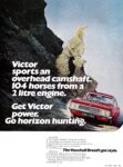 1969 Vauxhall Victor. Victor sports an overhead camshaft. 104 horses from a 2 litre engine