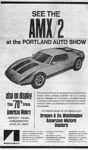 1970 AMC AMX-2 - Portland Oregon Auto Show