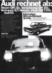 1970 Audi 60. Audi rechnet ab