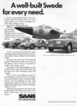 1970 Saab. A well-built Sweden for every need