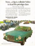 1970 Volvo 164. Now... a big 6-cylinder Volvo to lead the prestige class
