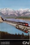 1970 Windy Point, Jasper, Alberta. Canadian National CN