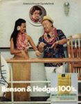 1971 America's Favorite Cigarette Break. Benson & Hedges 100's (6)