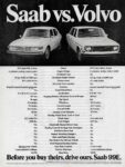 1972 Saab 99E vs. Volvo 144 E. Before you buy theirs, drive ours