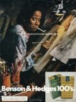 1973 America's Favorite Cigarette Break. Benson & Hedges 100's (2)