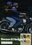 1973 America's Favorite Cigarette Break. Benson & Hedges 100's (4)