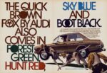 1973 Audi Fox. The Quick Brown For By Audi Also Comes In Forest Green, Hunt Red, Sky Blue And Boot Black