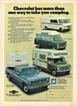 1973 Chevrolet Trucks & Motorhomes. Chevrolet has more than one way to take you camping
