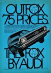 1974 Audi Fox. Outfox 75 Prices