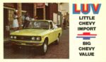 1974 Chevrolet Chevy LUV Pickup. Little Chevy Import. Big Chevy Value