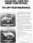 1974 Saab, A Saab Will Save You More Than Petrol. 10pros Off Your Insurance