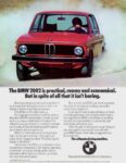 1975 BMW 2002 is practical, roomy and economical. But in spite of all that it isn't boring