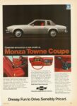 1975 Chevrolet Monza Towne Coupe. Dressy. Fun to Drive. Sensibly Priced