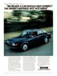 1975 Saab 99. ‘We Believe A Car Should Help Correct The Driver’s Mistakes. Not Vice Versa’