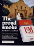 1976 The proud smoke. Product of a proud land. L&M