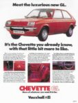 1976 Vauxhall Chevette GL. Meet the luxurious new GL