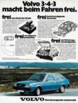 1976 Volvo 343 macht beim Fahren frei