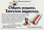1976 Why is Tareyton better. Others remove. Tareyton improves