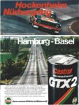 1977 Hockenheim Nürburgring. Hamburg-Basel. Castrol GTX2