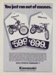 1977 Kawasaki. You just ran out of excuses