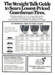 1977 The Straight Talk Guide to Sears Lowest-Priced Guardsman Tires