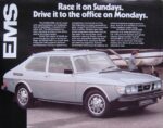 1978 Saab 99 EMS. Race it on Sundays. Drive it to the office on Mondays