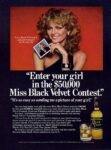 1978 ‘Enter your girl in the $50,000 Miss Black Velvet Contest’