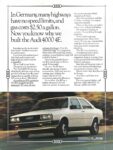 1980 Audi 4000 E4. In Germany, many highways have no speed limits, and gas costs $2,50 a gallon. Now you know why we built the Audi 4000 4E