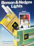 1980 Benson & Hedges Lights. 'BH, I like your style.'