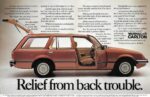1980 Vauxhall Carlton Estate. Relief from back trouble