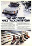 1980 Volvo 240. Two Ways Skiers Make Tracks With Volvo
