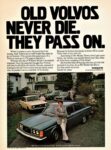 1980 Volvo. Old Volvos Never Die. They Pass On