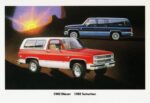 1982 Chevrolet Blazer & Suburban