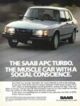 1982 Saab 900 APC Turbo. The Muscle Car With A Social Conscience