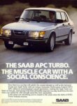 1982 Saab 900 APC Turbo. The Muscle Car With A Social Conscience