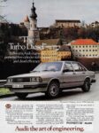 1983 Audi 5000 Turbo Diesel. In Bavaria, Audi engineers perfected five-cylinder turbo power and diesel efficiency